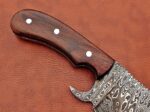 10.5" hand-forged Damascus butcher cleaver - Image 5