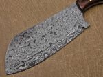9.5'' Hand-Forged Damascus Butcher Knife – Steel 5mm Blade - Image 5