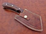 9" hand-forget  Damascus cleaver, 5.5" edge, walnut handle. - Image 6