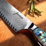 Umi VG10 Japanese Damascus Chef Knife 8 - Image 6