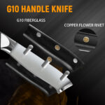 7" Damascus Nakiri Knife – Japanese Vegetable Knife - Image 3