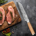 Qulajoy 6.5" Damascus VG-10 Chef Knife – Zebrawood Handle - Image 3