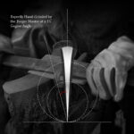 7" Santoku Japanese Knife G10 Handle Style With Case & Sheath - Image 5