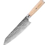 5Cr15MoV Pakkawood Kiritsuke 203 mm Hammered KKDA0368