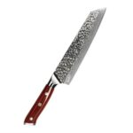 Damascus 10Cr15CoMoV Kiritsuke Gyuto 210mm Rosewood