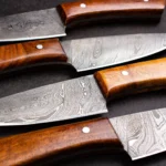 Cattleman Damascus Steel Steak Knives - Set of 4 - Image 2