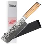 Qulajoy 6.5" Damascus VG-10 Chef Knife – Zebrawood Handle