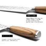 Qulajoy 6.5" Damascus VG-10 Chef Knife – Zebrawood Handle - Image 6