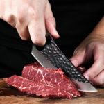 Hand forged boning knife - Image 4