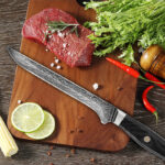 Damascus Boning Knife Commercial Stainless Steel Kitchen Knife - Image 2